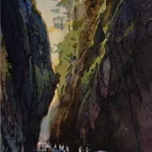 Oneonta Gorge Watercolor