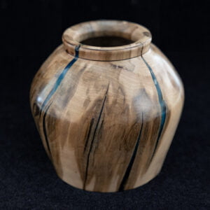 Persimmon Wooden Vase