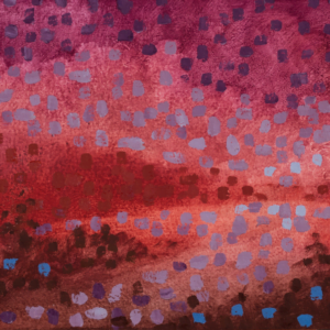 Study-Estuary 1-Vibration in Venetian Red and Violet