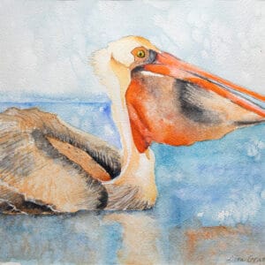 Comin' Thru Pelican Painting