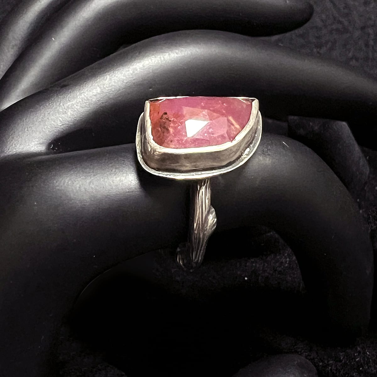 Pink Watermelon Tourmaline Ring