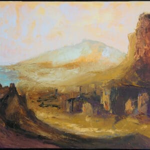 Crescent Way Oil Painting on Canvas by Robert Gamblin