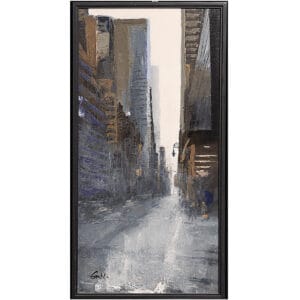 A street painting of New York by Robert Gamblin