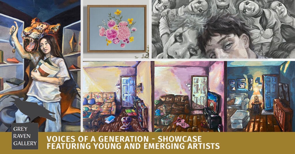 April exhibition features young and emerging artists.