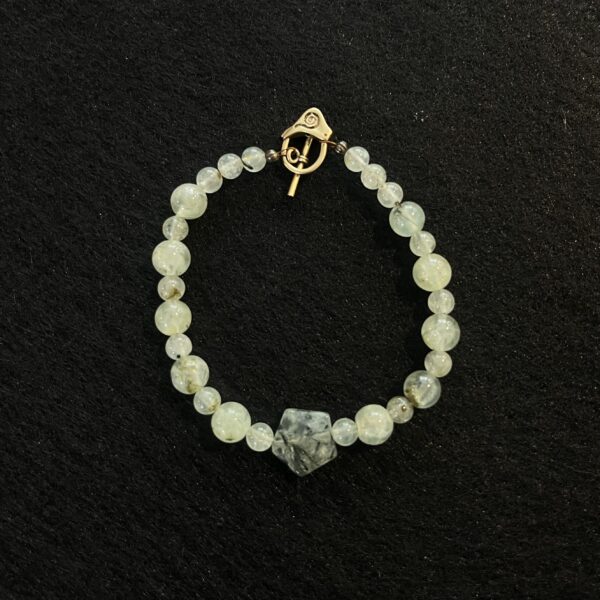 Prehnite Star Bracelet by Denise Hershey